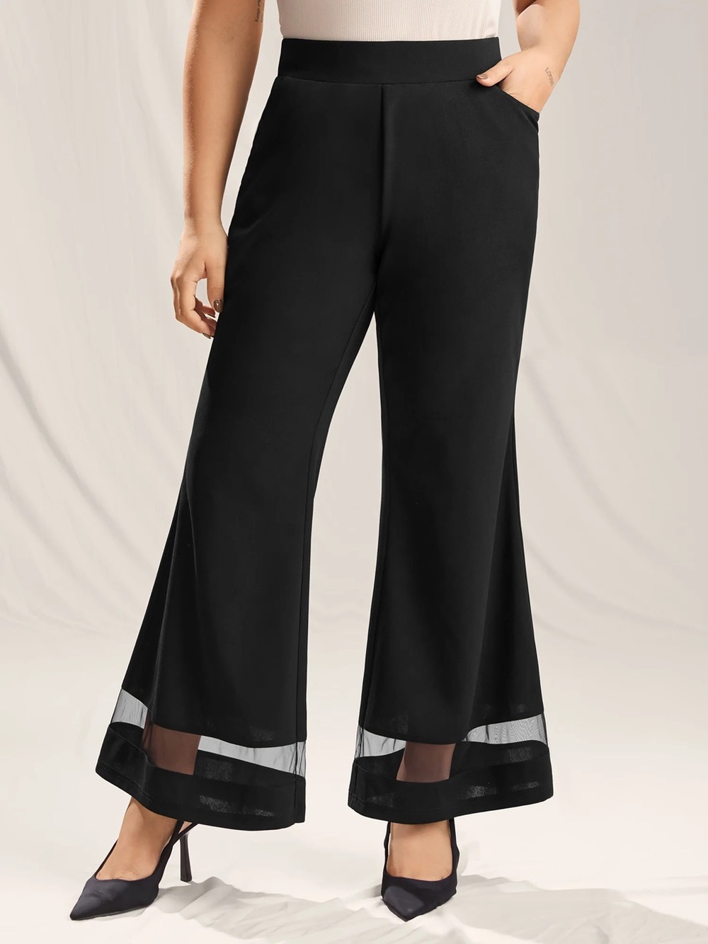 BloomChic Elegant Black Trousers